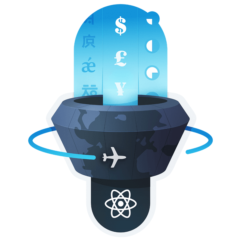 illustration for Add Internationalization (i18n) to a React app using React Intl