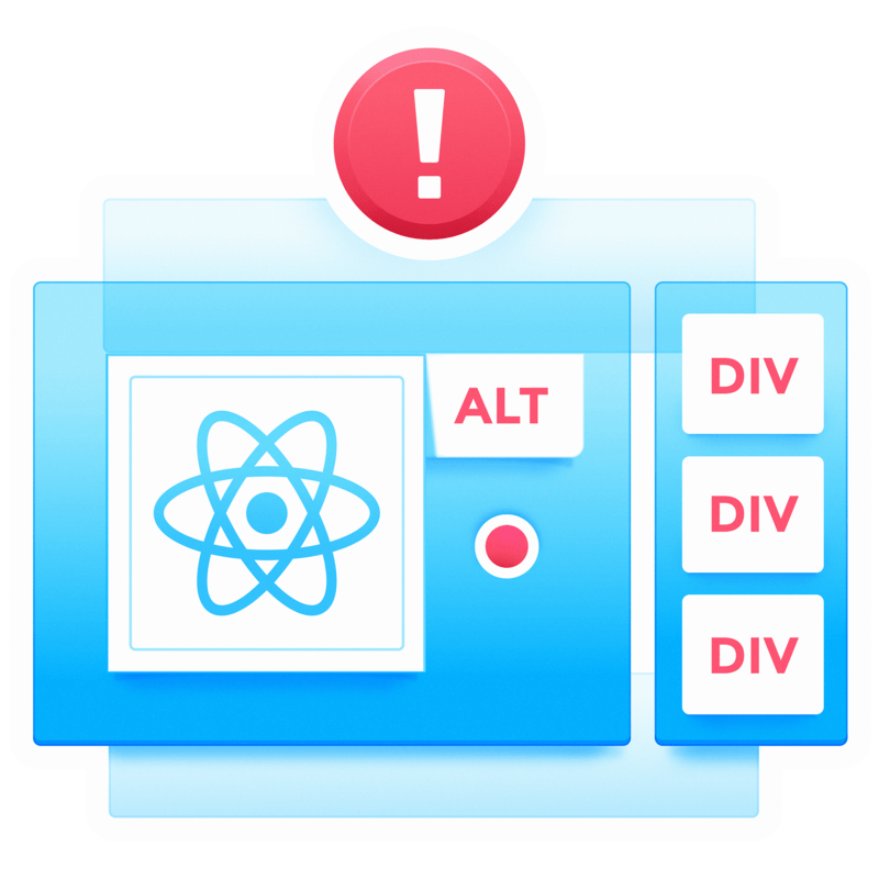 illustration for Auditing React Apps for Accessibility 